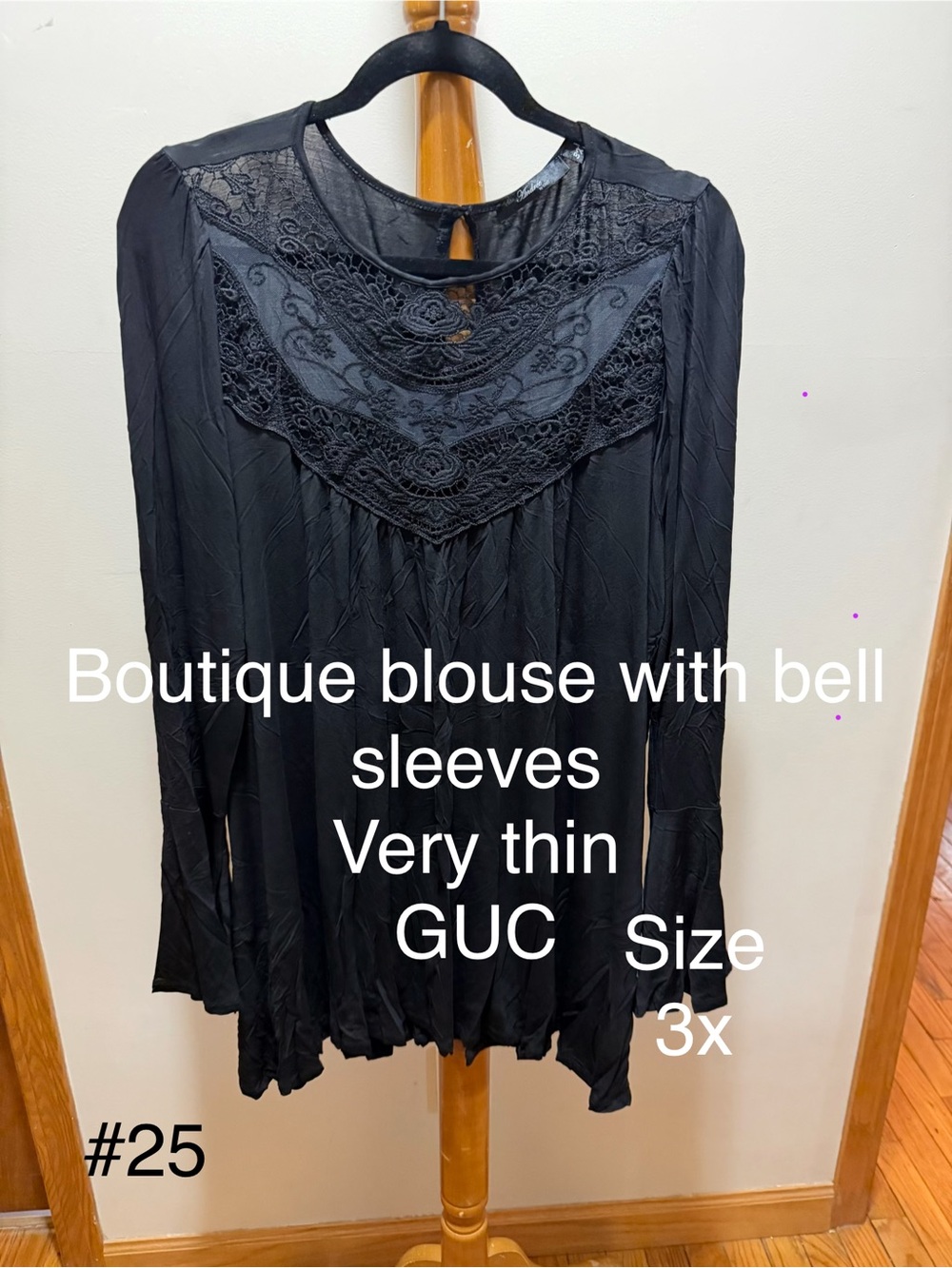 Boutique lightweight flowy top